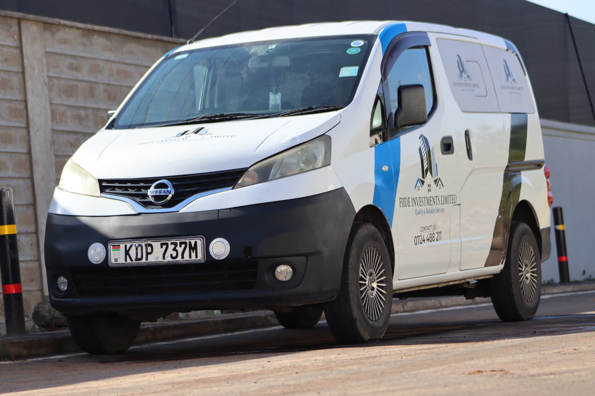 FIIDE Investments Limited branded Nissan service van